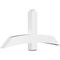 Ekena Millwork Bellingham Architectural Grade PVC Gable Bracket, 60"W x 27 1/2"H x 4"D x 6"F, 11/12 Pitch GBP060X28X0406BEL00 - alternate 1